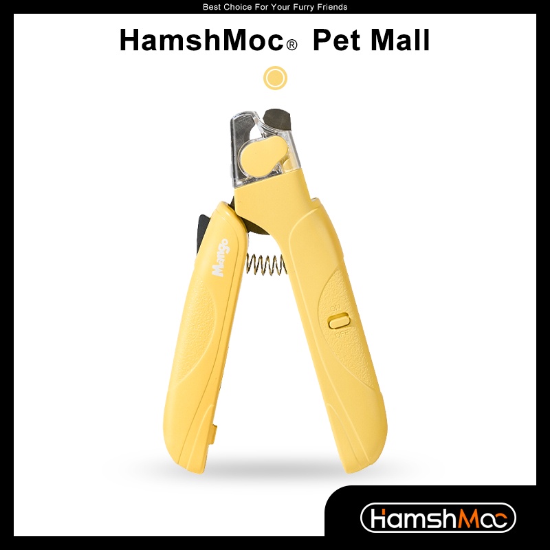 HamshMoc Kềm Cắt Móng Vuốt Thú Cưng An Toàn Có Đèn LED