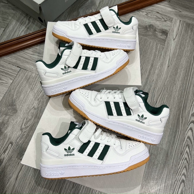 GIÀY ADI.DAS FORUM84 WHITE GREEN ĐẾ NÂU LAI AU [ FULL BOX + FREE SHIP ]