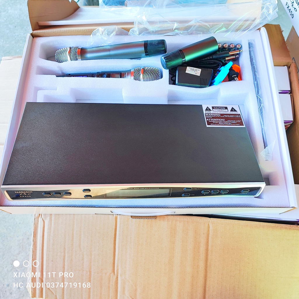 Mic không dây TAMASHI FX450 FX 450 chính hãng - micro thông minh hát cực hay