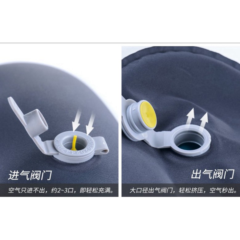 Gối bơm hơi văn phòng, dã ngoại gấp gọn chính hãng Naturehike NH17T013-Z dành cho cả nam và nữ