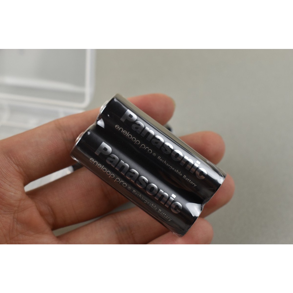 Pin sạc Eneloop Panasonic AA PRO NEW màu đen