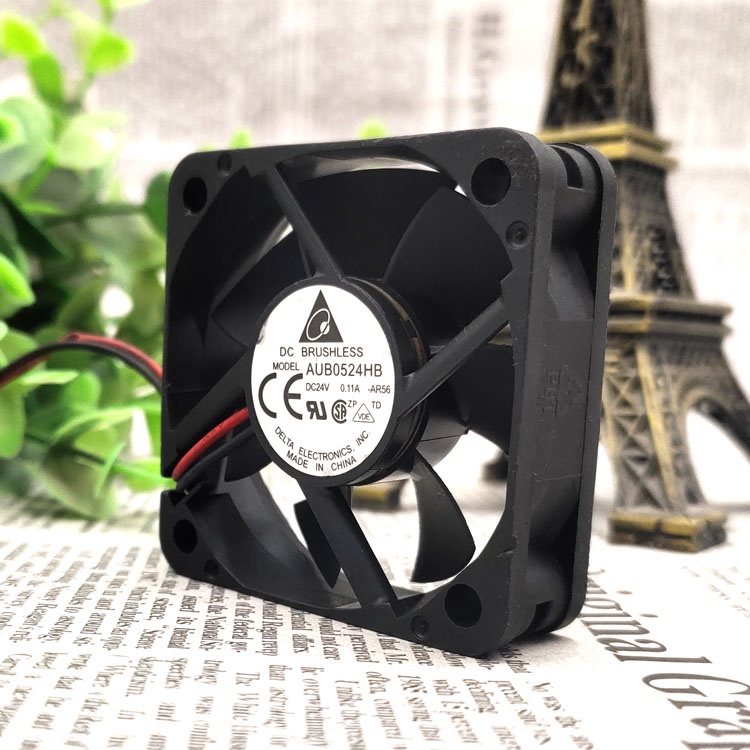 QUẠT LÀM MÁT TRONG YY AUB0524HB 5015 24V 0.11A 5CM 2WIRES