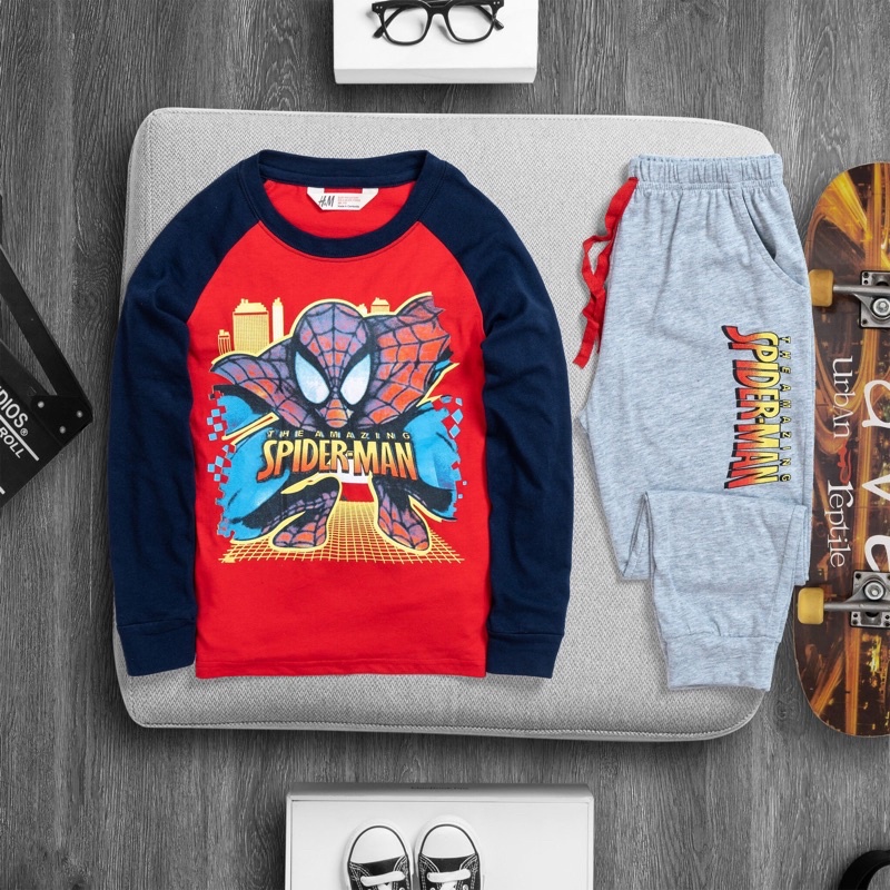 🚗 Bộ dài tay H&M hàng xuất bé trai 14-30kg