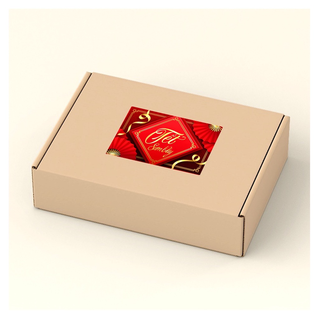 Combo 32 Tem tết sum vầy dán hộp, hủ, chai, lọ đựng mứt Tết, khô, hộp quà tặng.