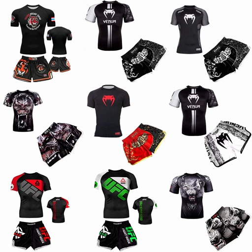 Áo Thun Thể Thao Muay Thai / Boxing Độ Co Giãn Cao Khô Nhanh Chống Ẩm Cho Nam Và Nữ