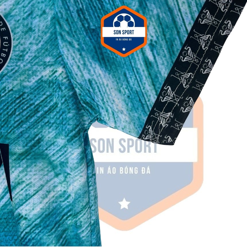 Bộ Quần Áo Bóng Đá Mè Thái CLB Inter Miami Xanh