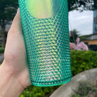 [Chính hãng] Ly Starbucks Studded Green Bling 710ml