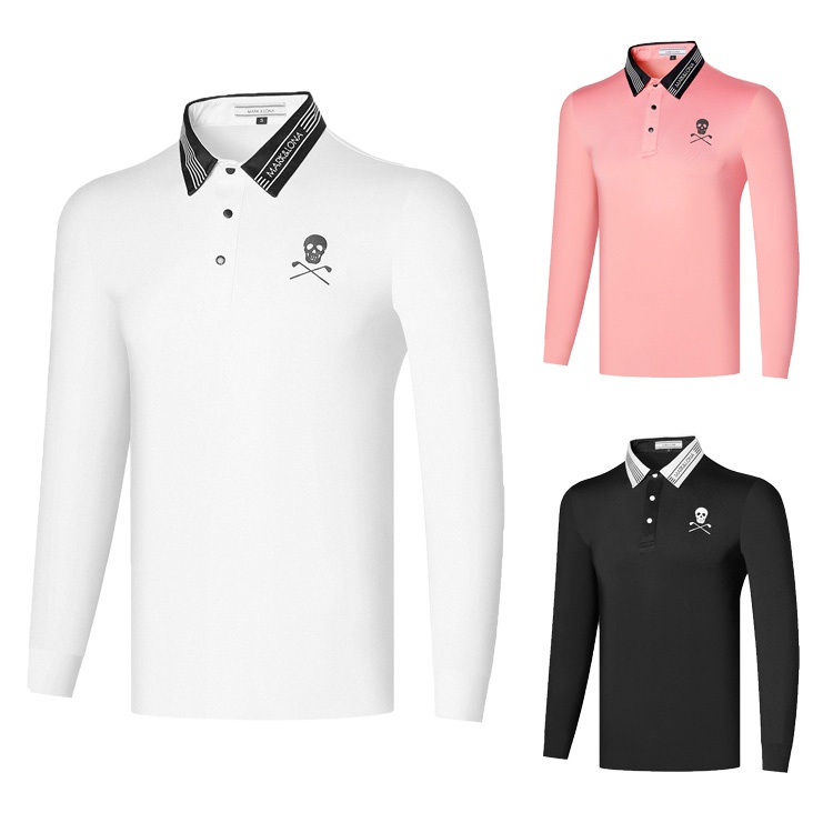 Quần áo chơi gôn nam dài tay ngoài trời sấy nhanh thoáng khí t-shirt thể thao Áo polo lỏng lẻo giản dị và đa năng