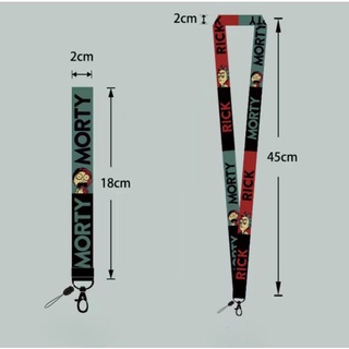 Vỏ Đựng Thẻ Truy Cập / Thẻ Hoạt Hình Rick and Morty Có Móc Khóa Cho Học Sinh