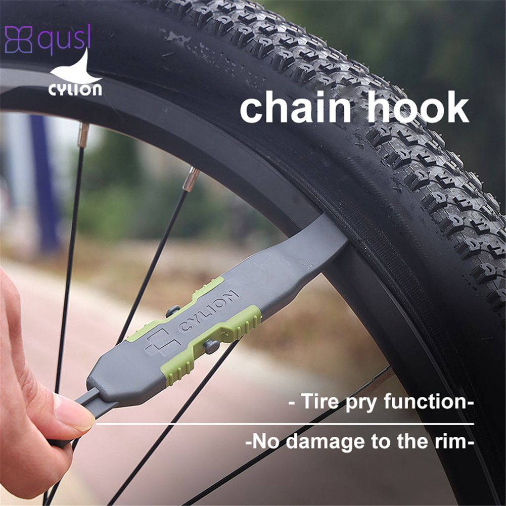 Cylion Lốp Xe Đạp Lever Móc Dây Chuyền Dây Xích Xe Đạp Cuốn Gọn Dây Chuyền Cắt Van Bên Trong Van Thoát Khí Kết Hợp Bảo Dưỡng Công Cụ Qusl