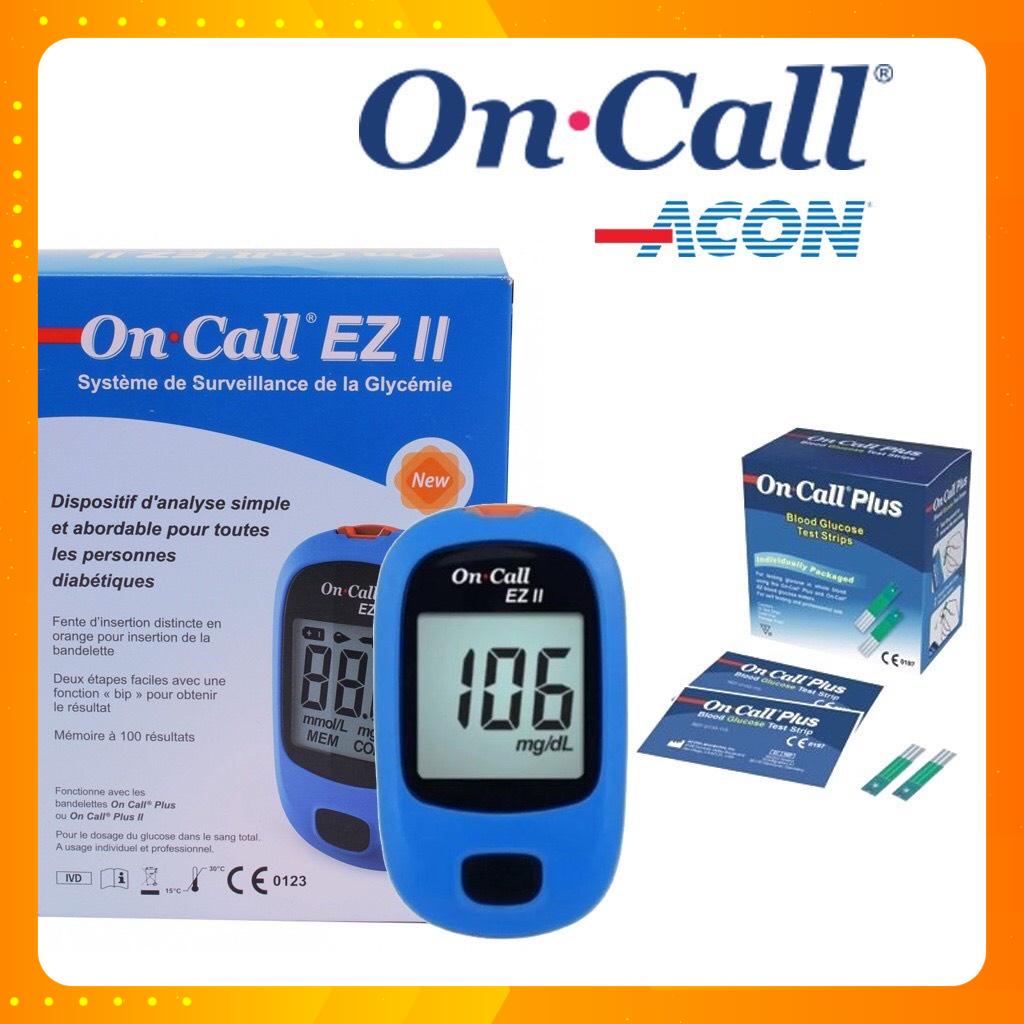 Máy Đo Đường Huyết Acon On-Call Ez II + 25 que thử