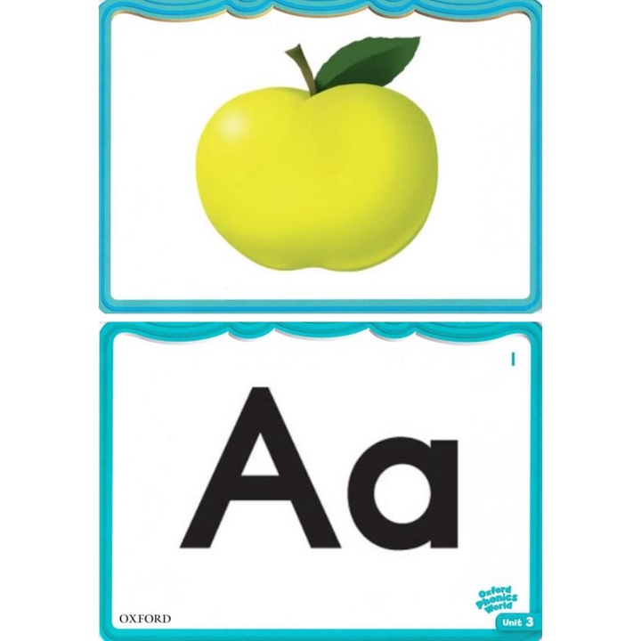 Tranh tiếng anh Oxford phonic world 1-5 ( chọn 1 tùy ý từ 1-5) - tranh in 1 mặt