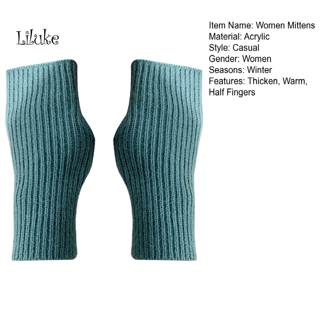 1 Đôi Găng Tay Giữ Ấm Cảm Ứng Màn Hình Cho Nữ