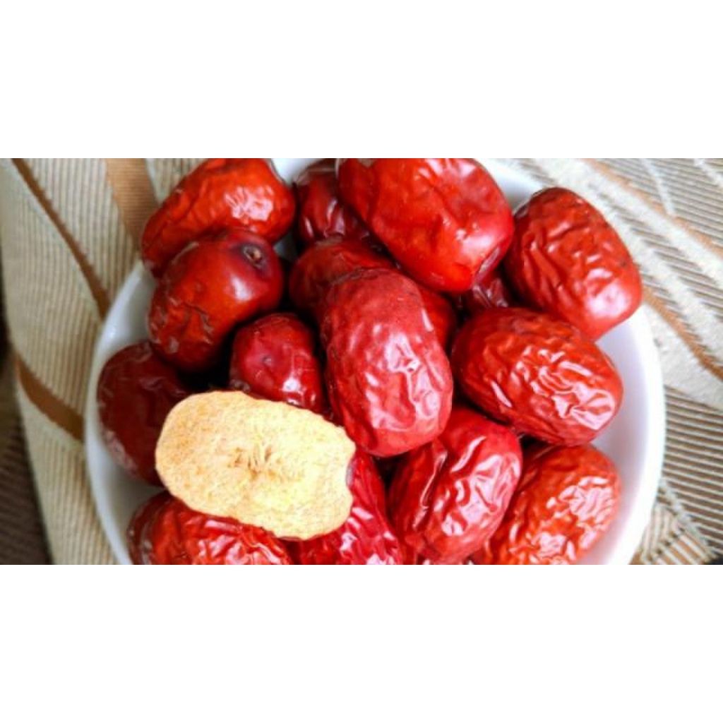 FREESHIP Túi 1kg Táo Đỏ Quả Sấy Khô Hàng Loại 1 Quả To Đẹp Đều, Táo Đỏ Tân Cương Nhiều Thịt