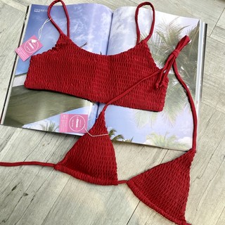 [NHIỀU MÀU] BIKINI ĐỒ BƠI 2 MẢNH PHONG CÁCH ÂU MỸ QUẦN TAM GIÁC ÁO BUỘC DÂY SEXY GỢI CẢM 0004