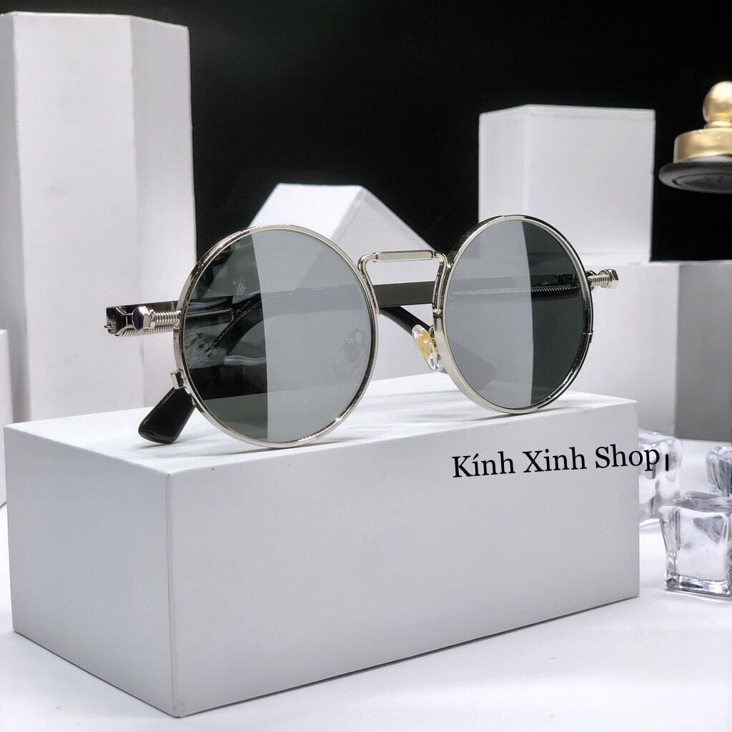 Kính râm nam nữ Mắt tròn xoe cao cấp
