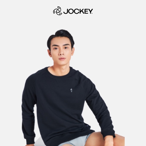 Áo Sweater Nam Jockey Chống Nhăn Màu Đen USA Originals - J1178