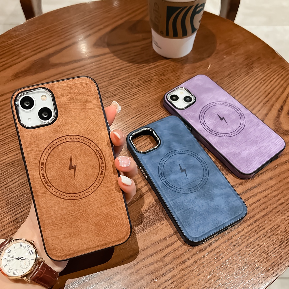 Ốp Điện Thoại Da pu Thời Trang Chống Sốc Kèm Giá Đỡ Cho iphone 12 13 14 15 pro max