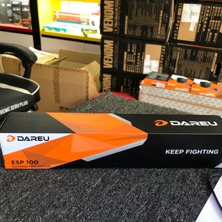 Pad chuột Dareu ESP101 Black Gaming (350*300*5mm/ có hộp/ Trơn/ Có viền)