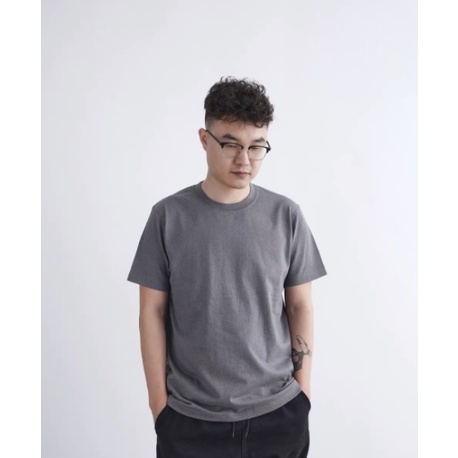 Áo thun trơn nam nữ phông unisex bigsize 3 màu trắng đen xám vải cotton cao cấp