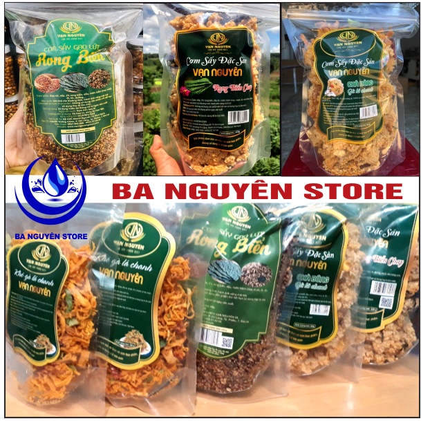 Cơm Sấy Rong Biển  - Cơm Cháy/Cơm Sấy VẠN NGUYÊN - Đặc sản Gia Lai -  Gói 420g