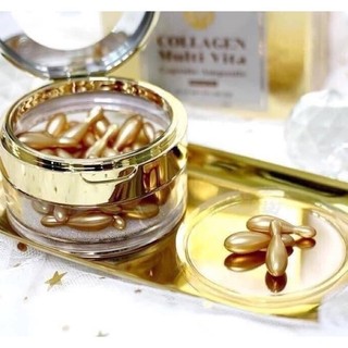 Tinh chất collagen tươi multi vita viên nang dưỡng da viên serum