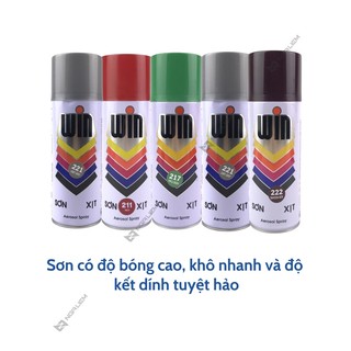 Sơn xịt WIN Spray Đủ Màu (400ml) [Hàng chính hãng nhà sản xuất]
