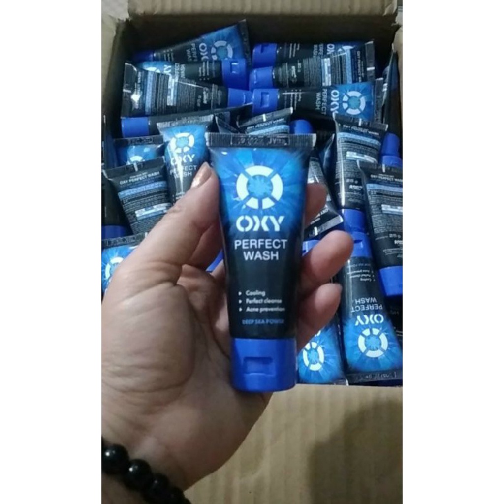 5 Tuýp Sữa rửa mặt nam OXY PERFECT WASH, DEEP WASH, TOTAL ANTI-ACNE  25g