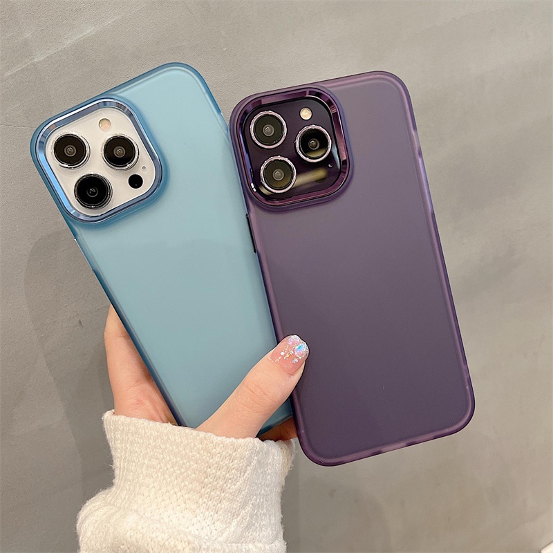 Ốp Điện Thoại iPhone 14 13 12 Pro max 14 plus case ốp lưng điện thoại i phone 14promax Acrylic Trong Suốt Chống Sốc Mạ Viền Sang Trọng Dành Cho iP 11 12 13 14 Pro Max Plus