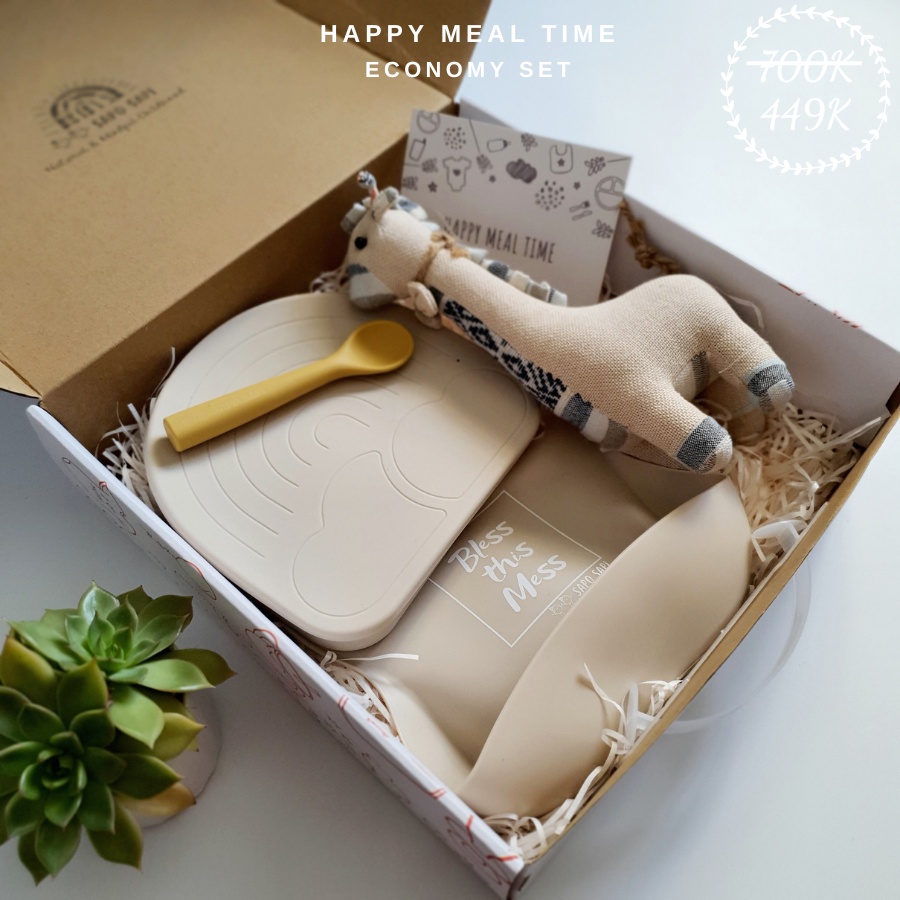 Set quà tặng đầy tháng - Happy Meal Time - Economy