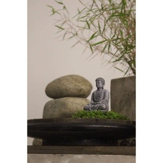 Tượng phật mini giả cổ phối tiểu cảnh, thuỷ sinh, non bộ, bonsai (6x4,5cm)