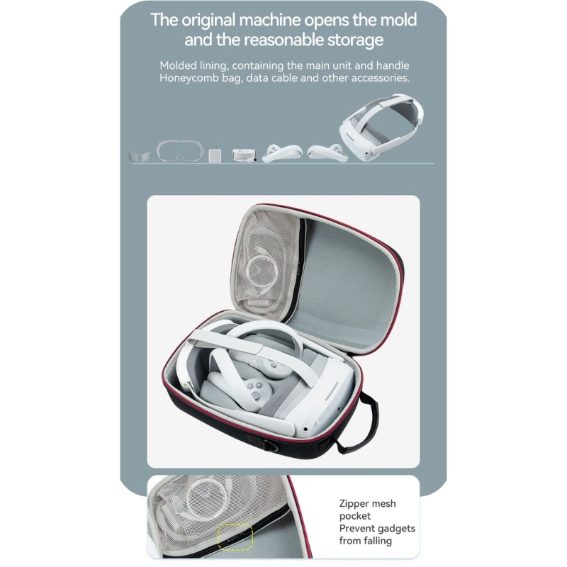 Túi Đựng Bảo Vệ Chống Bụi Bẩn Chống Mài Mòn Cho Kính Thực Tế Ảo Pico 4 VR Giá Đỡ