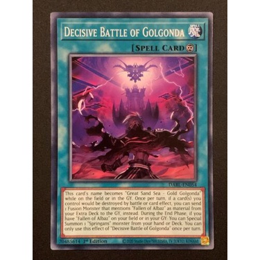 Thẻ Bài Yugioh TCG Tiếng Anh Decisive Battle of Golgonda DABL-EN054 Common