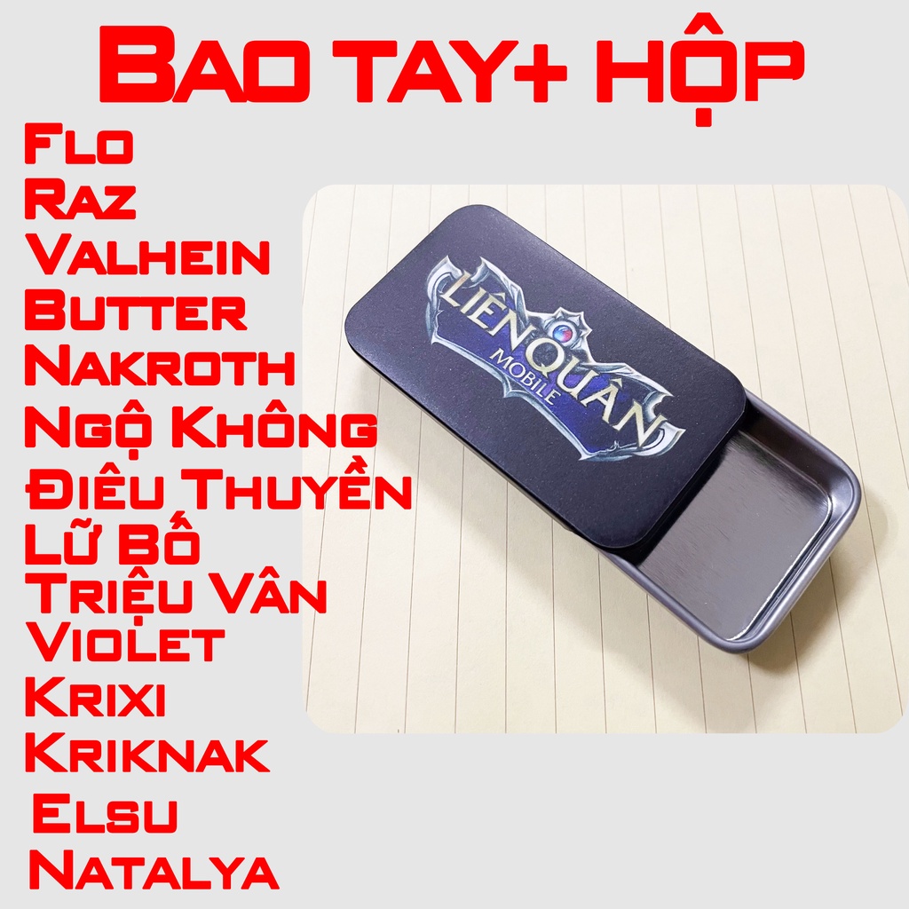 Bao Tay Chơi game logo tướng Liên Quân cực hot