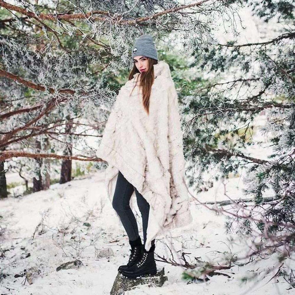 Anemone Mũ Trùm Đầu Màu Trơn Bằng Acrylic Mềm Mại Chống Lạnh Thời Trang Cho Nam