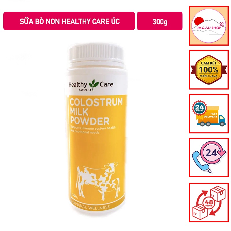 Sữa bò non Healthy Care Colostrum Milk Powder Úc 300g