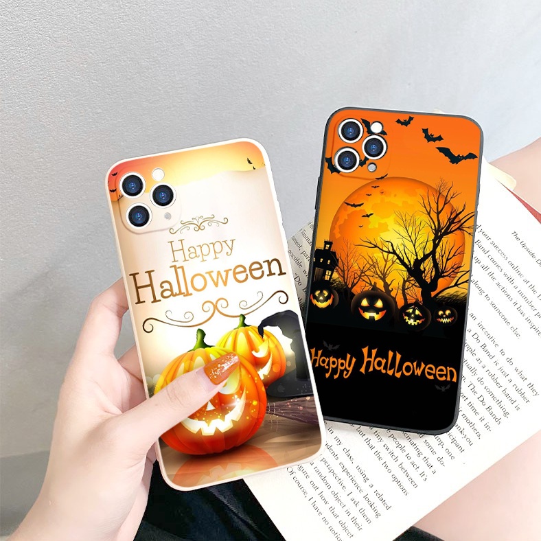 Ốp lưng iphone bí ngô ma mị Halloween cạnh vuông 11/12/13/pro/max/plus/promax/6/6plus/6s/6splus/7/7plus/8/8plus/x/xr/xs