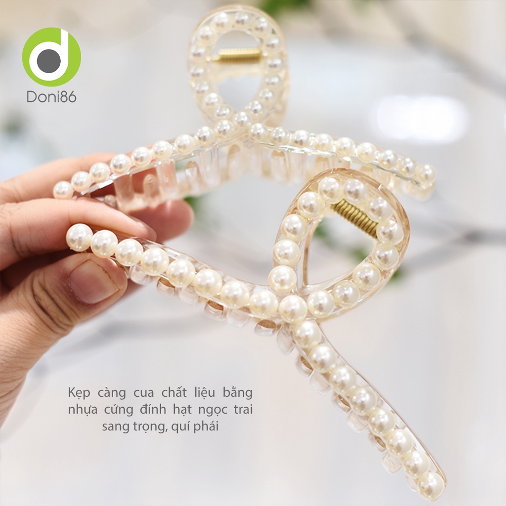 Kẹp càng cua chất liệu nhựa sang trọng nhiều kích cỡ vừa dành cho nữ - Doni - DOPK269
