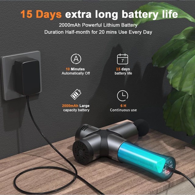 Booster PRO 3 - Massage gun máy massage chuyên nghiệp Mỹ công suất Max 126W - Dòng cao cấp - BẢO HÀNH CHÍNH HÃNG