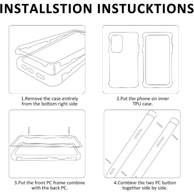 Ốp Điện Thoại Acrylic Mềm Mỏng Hai Mặt Bảo Vệ 360 Độ Cho Xiaomi 12X 12 Pro Lite 12T Pro Poco C40 X4 Pro 5G