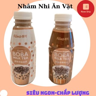Trà Sữa Trân Châu  BOBA Milk Tea Đài Loan 300ml Vị Truyền Thống
