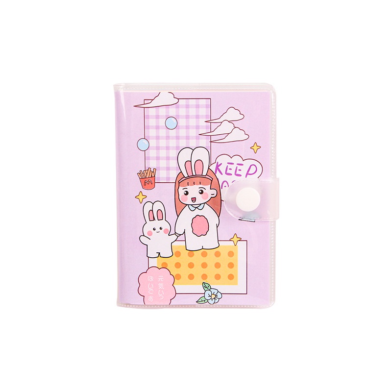 Sổ Tay Cao Su Mini Dễ Thương Có Nút Bấm Dành Cho Học Sinh Tiểu Học