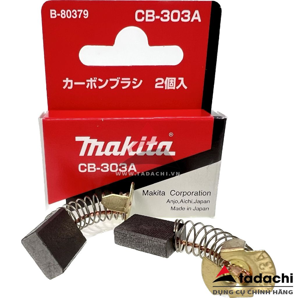 Chổi than CB-303A Makita B-80379 chính hãng | Tadachi
