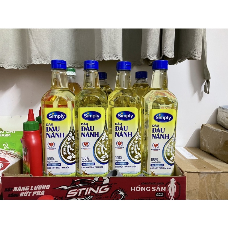 Dầu đậu nành Simply 1L