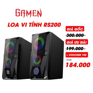 [Mã ELGA15 giảm đến 15K] Loa Vi Tính Gaming Robot RS200 Công Suất 6W Hiệu Ứng Led Âm Thanh Mạnh Mẽ Kết Nối PC Laptop ĐT