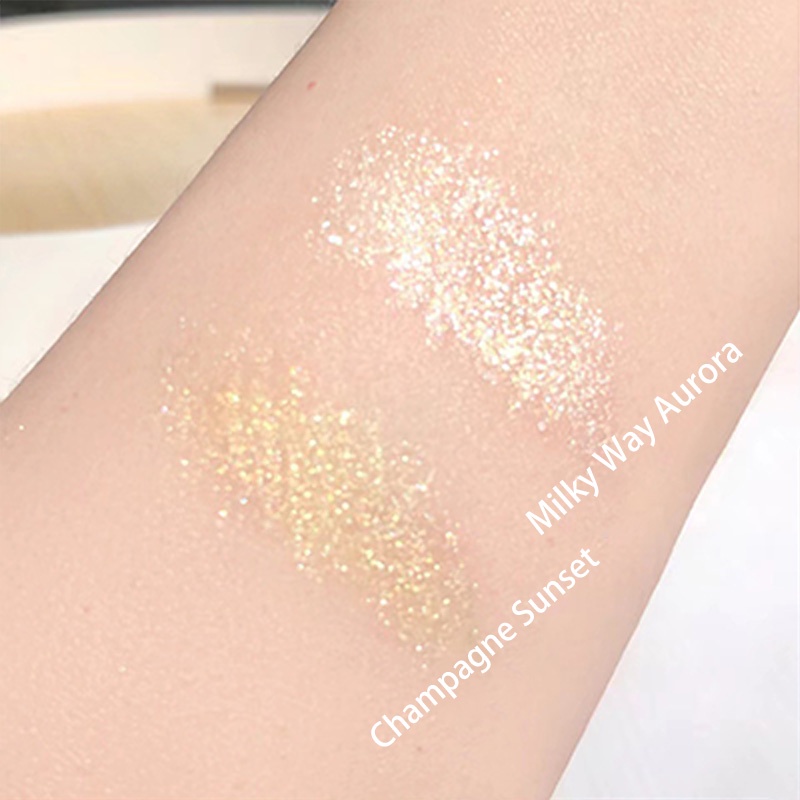 💖Phấn mắt bắt sáng màu trắng nhũ ánh ngọc trai lâu trôi chống thấm nước