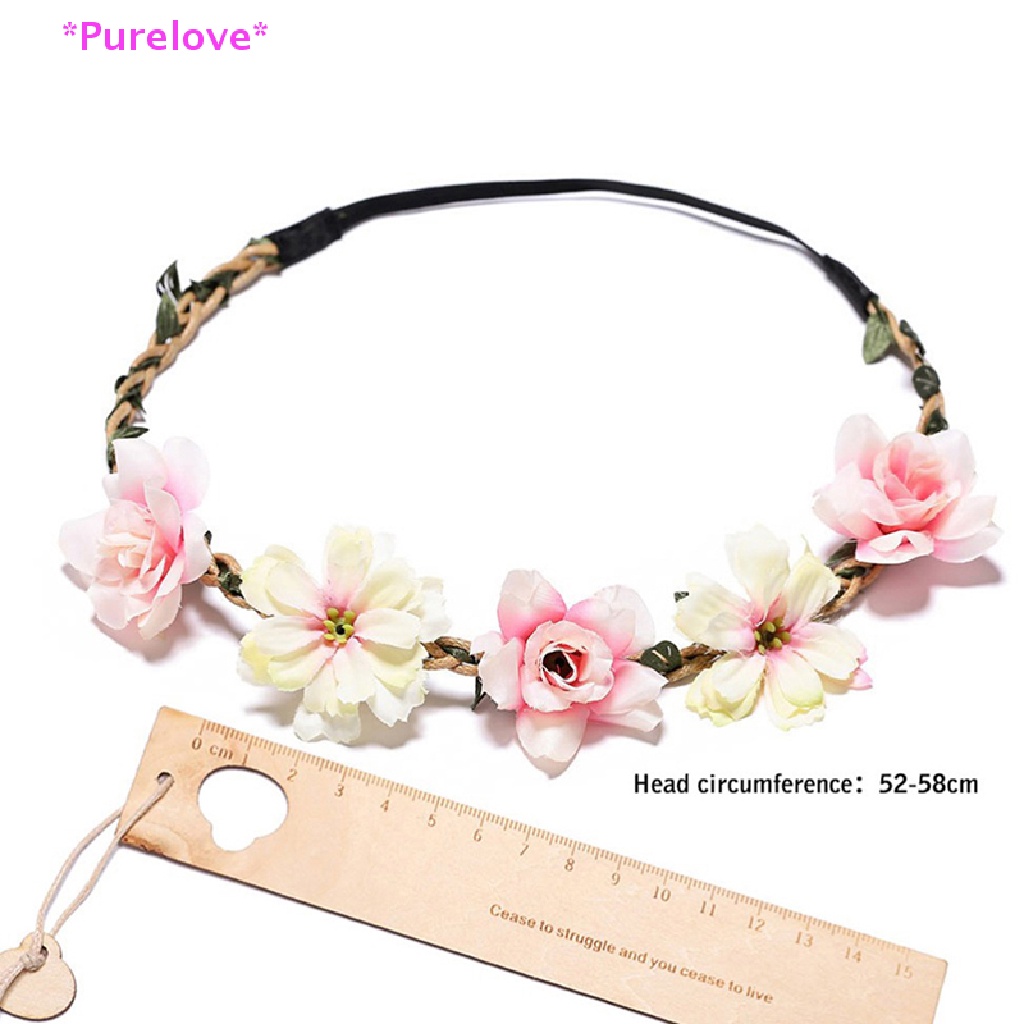Vòng Hoa Đội Đầu Phụ Kiện Trang Trí Đám Cưới Cho Bé Gái Mới