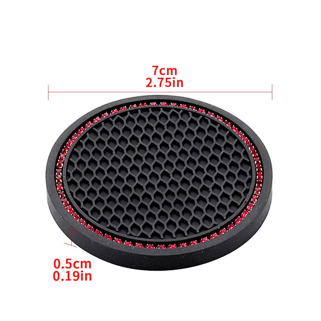 Giá Đỡ Bình Nước Tự Động Đính Đá Chống Trượt Cho Xe Hơi 1 / 2 / 3 / 5