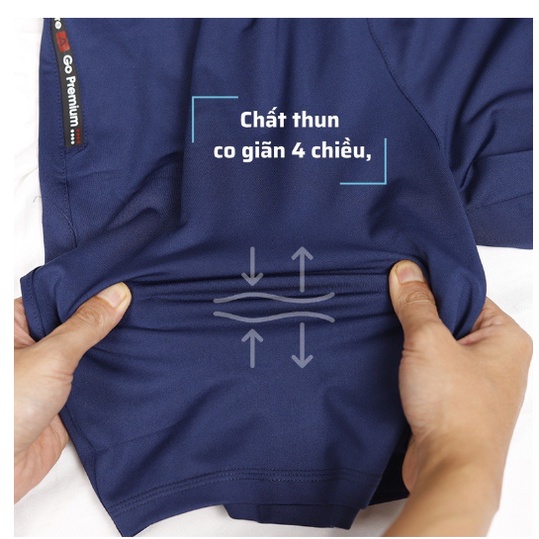 Quần đùi nam thể thao có bigsize chất thun mềm mát co giãn tốt có khóa kéo 2 bên DUI01