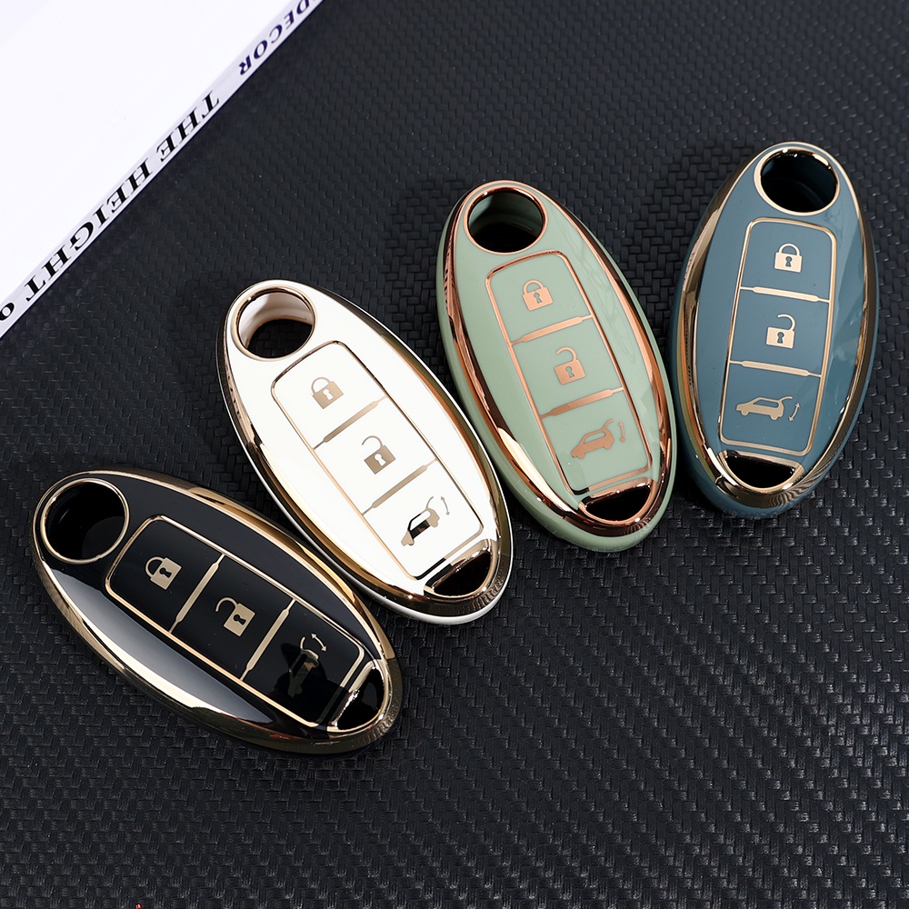 Vỏ TPU Mềm Siêu Nhẹ Bảo Vệ Chìa Khóa Xe Hơi Nissan